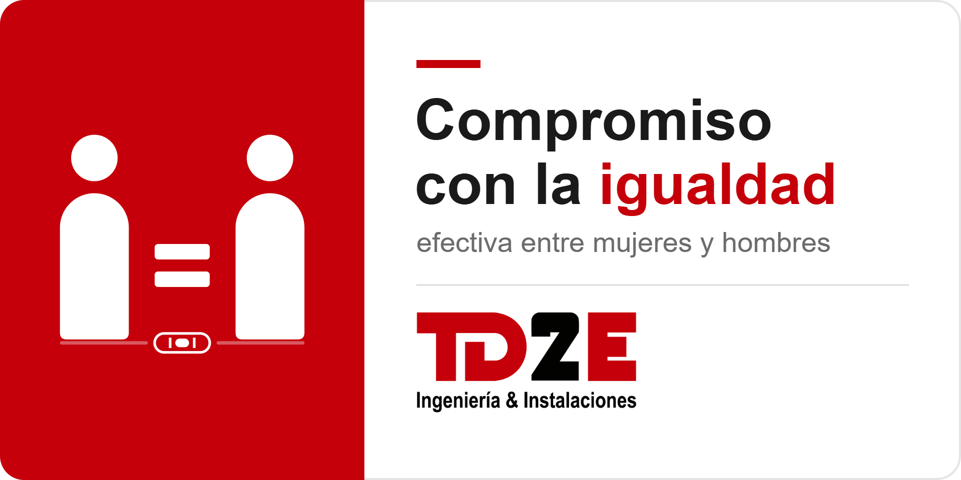 Compromiso de TD2E con la igualdad efectiva entre mujeres y hombres