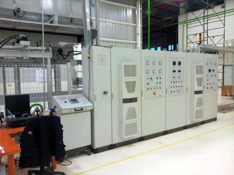 TD2E switchboards and control desk installed in an industrial plant