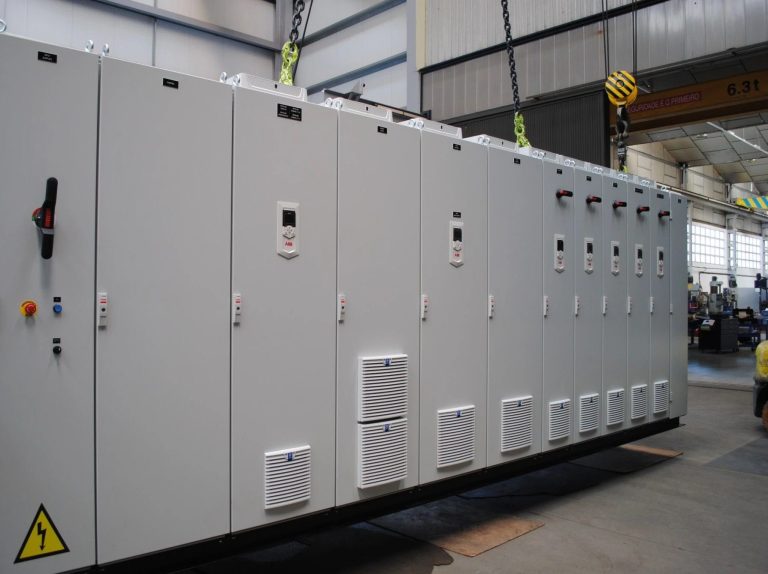 TD2E switchboards with frequency drives, ready for delivery